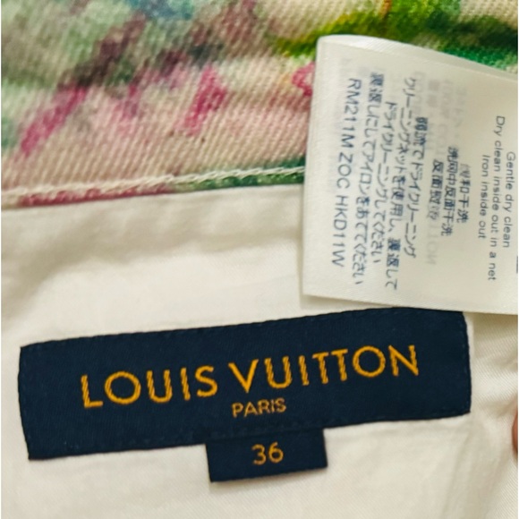 NWTS Louis Vuitton *RARE* Pastel Monogram Jeans - Picture 6 of 15